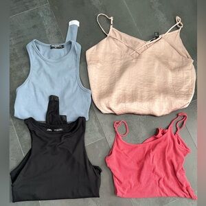 🔥Lot of 4 Bodysuits, Zara, Forever 21, Kript, Sizes S-L